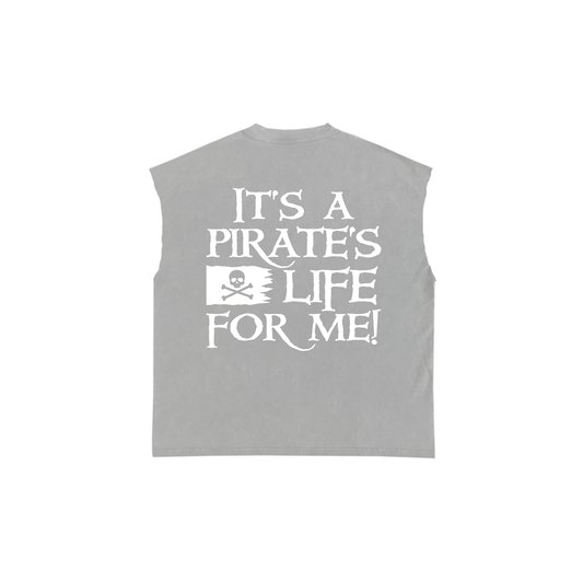 "Pirates For Hire" – Sleeveless Muscle T-Shirt