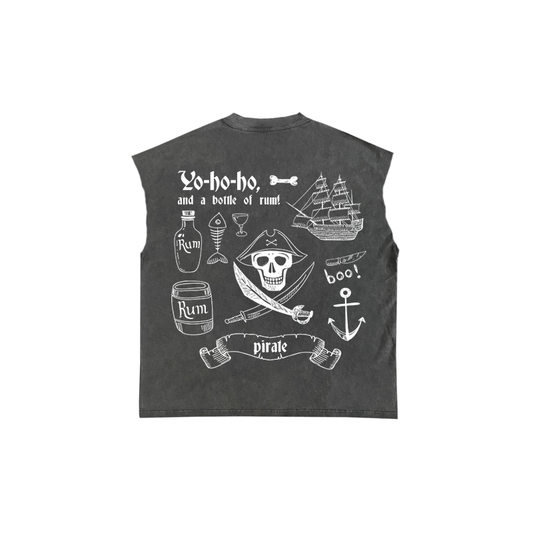 Knowledge the Pirate "Yo-ho-ho" – Sleeveless Muscle T-Shirt