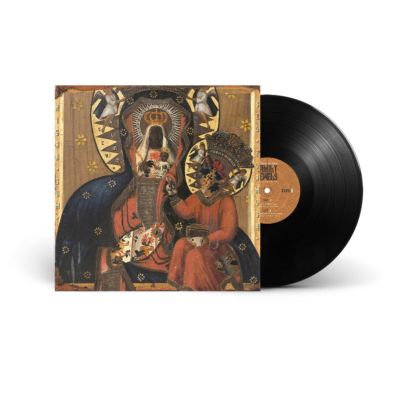 "Family Jewels" Black vinyl alternative front cover.