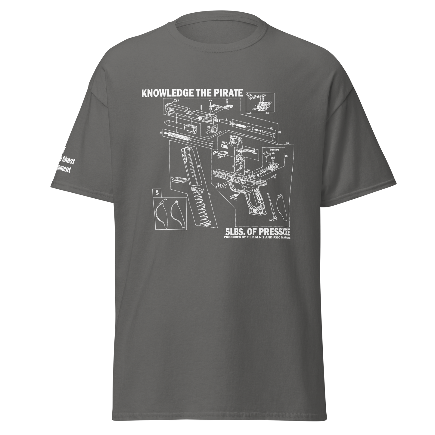 Diagram T-Shirt- 5 lbs of Pressure Collection